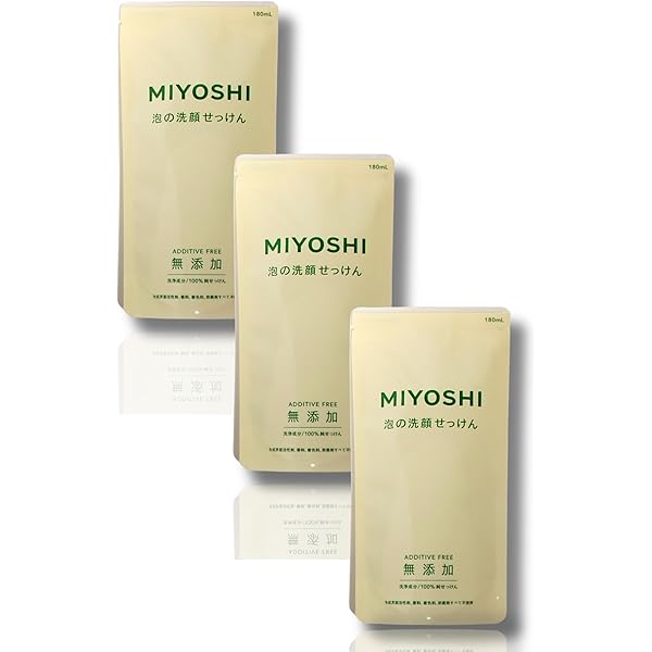 MIYOSHI 泡の洗顔せっけん 180ml 詰替用　19個 MIYOSHI 無添加 泡の洗顔せっけん 詰替用 180ml 価格比較 - 価格.com
